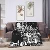 Pierce the Veils Blanket  Soft Funny Plush Bedding Throws For Living Room Camping Flannel Bedspread Bed Cover
