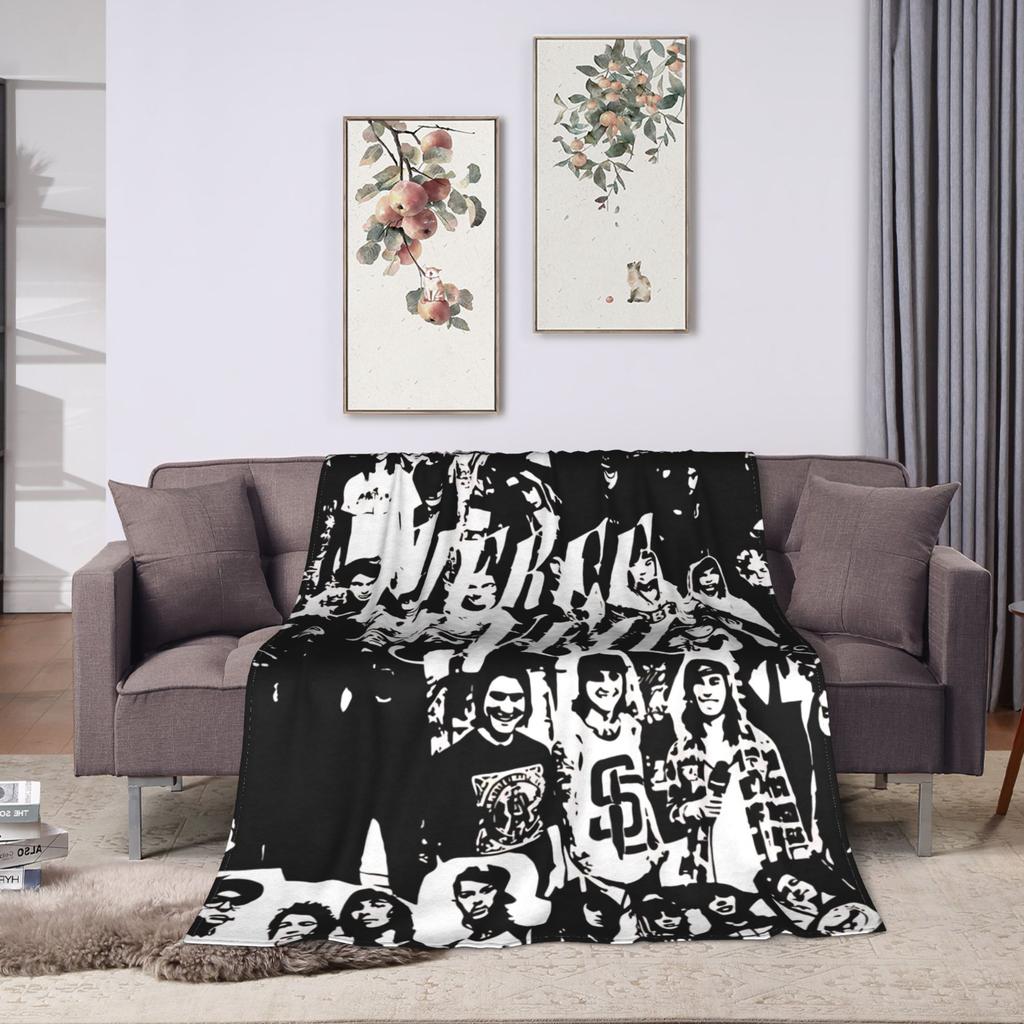 Pierce the Veils Blanket  Soft Funny Plush Bedding Throws For Living Room Camping Flannel Bedspread Bed Cover