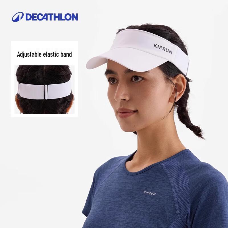 Регулируемый легкий козырек для бега Decathlon One Size