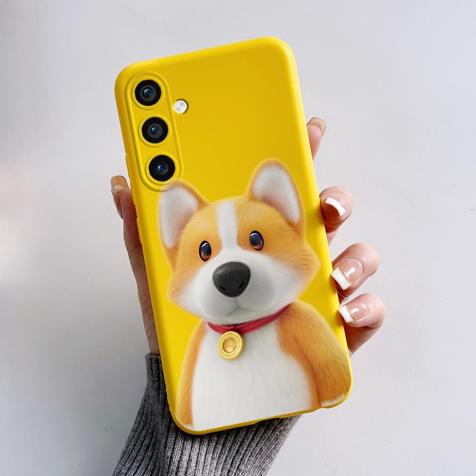 For Samsung Galaxy S23 FE Case S23 Plus Cute Rabbit Panda Painted Soft Silicone Phone Case For Samsung S23 Ultra S 23 S23+ Shell