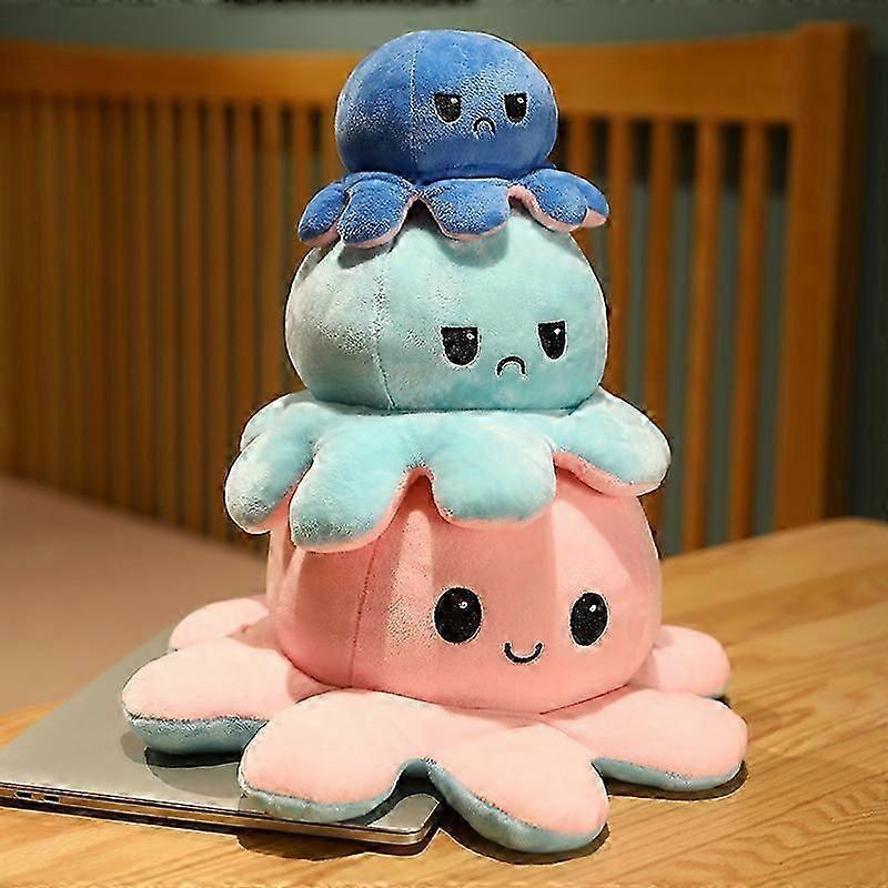 20cm Reversible Angry Octopus Plush - Cute Stuffed Animals - Plush Angry Octopus Plush Reversible Plush Toy - Cute Stuffed Animals NEW FQ