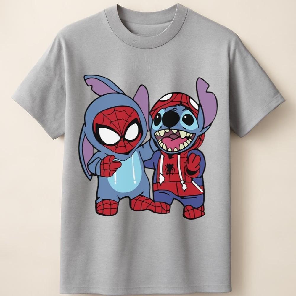

Stitch and Spider-Man Crossover Unisex T-Shirt Unisex T-Shirt S
