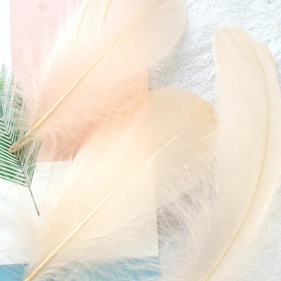 100Pcs Fluffy DIY Feathers Craft Kit Colorful Improve Hands-on Ability Natural Plumes for Kindergarten