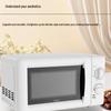 20L Classic Microwave Oven with Double Knob, Turntable, and Easy-Clean Golden Cavity - Model MX80-L.