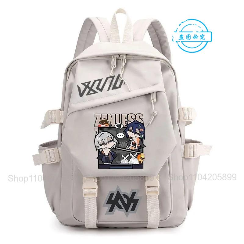 Zenless Zone Zero Rugzak Anime Game Meisjes Jongens Mochila Student Schooltassen Cartoon Reizen Rucksack Vakantiecadeau 16 inches