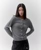 Kirsh Small Cherry Standard Fit Cardigan [Melange Gray]