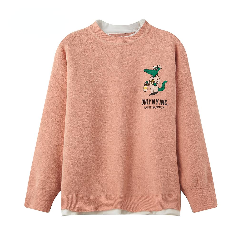 

Женский весенний новый модный замшевый свитер в стиле Харадзюку с героями мультфильмов C-228