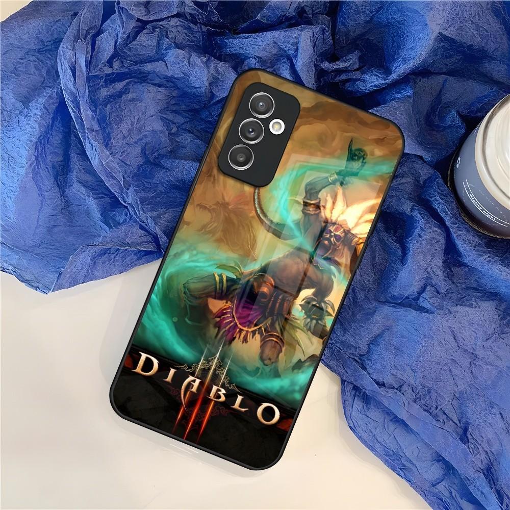 Hot Game Diablo Phone Case for Samsung Galaxy S24 S23 S22 S21 S20 A24 A34 A54 A53 Note20 M54 Fe Ultra Plus Glass