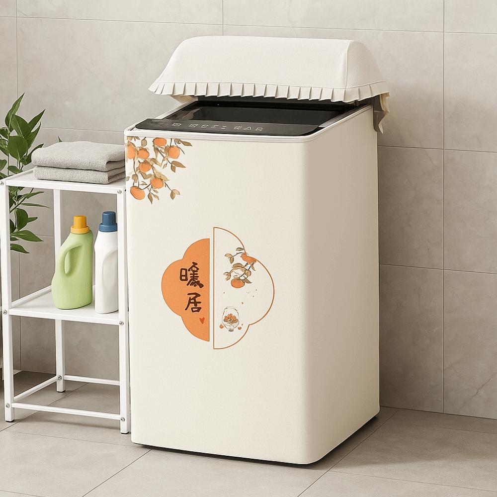 Sunscreen Washing Machine Cover Waterproof Dust-proof Cover Universal Top Open Cover Home Decor