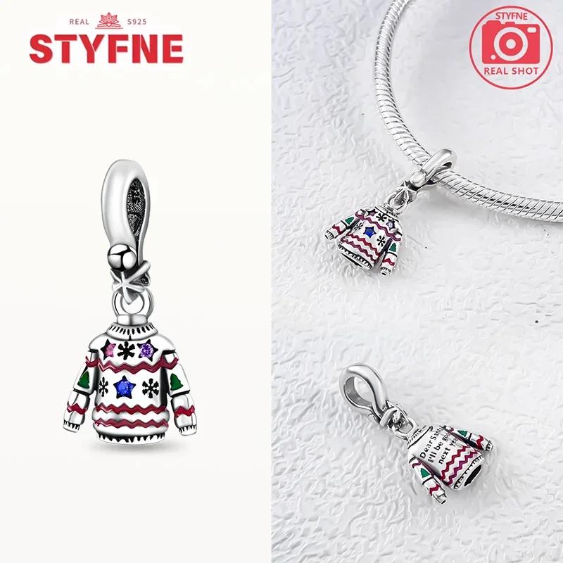 New copper Christmas Tree Santa Carousel Charm Bead Charms Heart Exquisite Bead Charms Compatible With Authentic Bracelets Diy Fine Jewellery Gifts fo