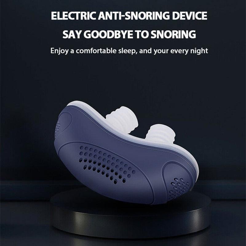 Mikro-Elektrisches Geräusch Anti-Schnarch-Gerät Schlafapnoe Schnarchstopp-Hilfe Stopper GZW
