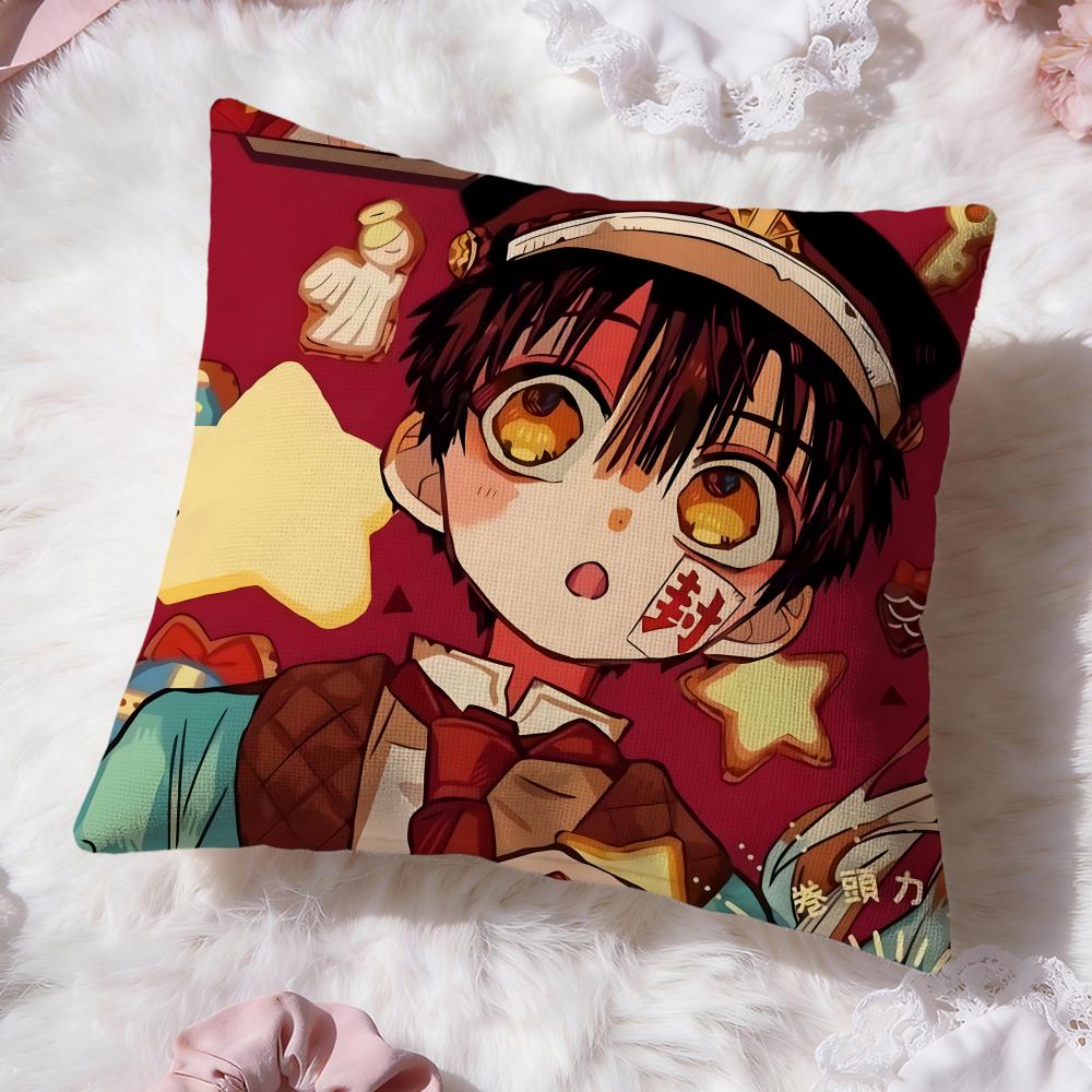 b-Bound Hanako-kun Cushion Cover Premium Comfort Reversible Pillow Cove -Two in One Design for Any Room & Car Interior