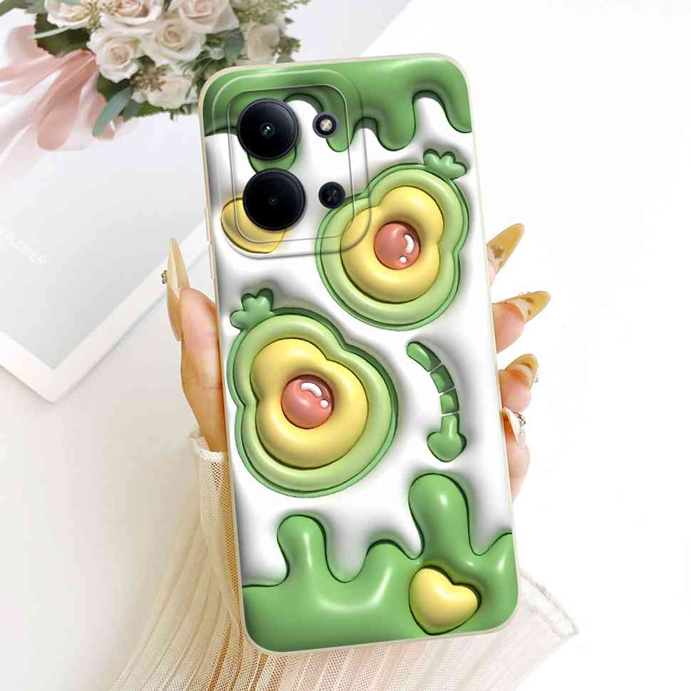 For Xiaomi Redmi 15C 4G Case Cute Couple Flower Cartoon Cover Phone Case For Xiaomi Redmi 15C Redmi15C 4G 5G Back Cover Capa