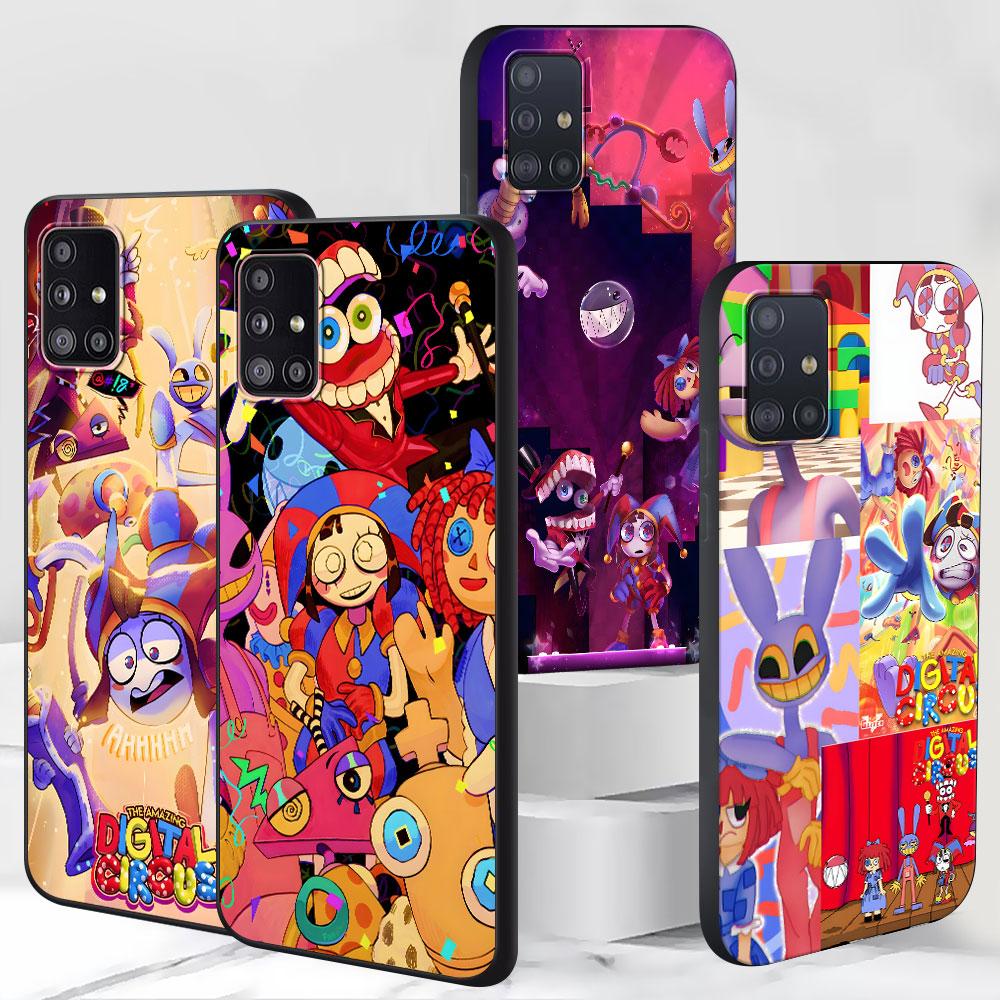The Amazing Digital Circus Jax Case for Samsung Galaxy S23 S10e S10 S21 FE S22 S9 S24 Ultra S20 Plus Soft Black TPU Phone Cover