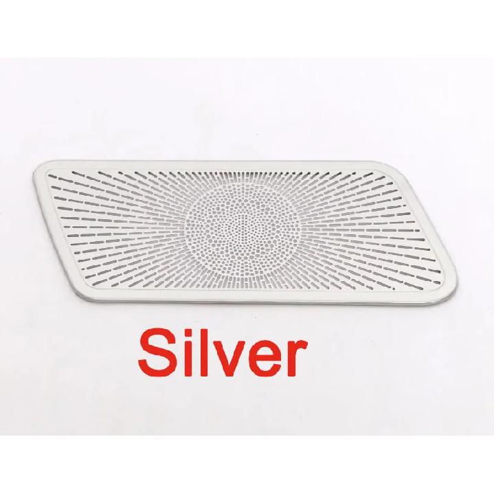Door Panel Side Air Outlet Horn Cover Trim for Mitsubishi Outlander   2024+ Sound Speak Accessories Decoration Sticker Sliver