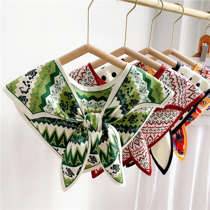 Triangle Over Shawls Scarves Shirt T-shirt Shoulder Fake CollarsVest  Scarf Sleeveless Jacket Shawls Detachable Collar for Women