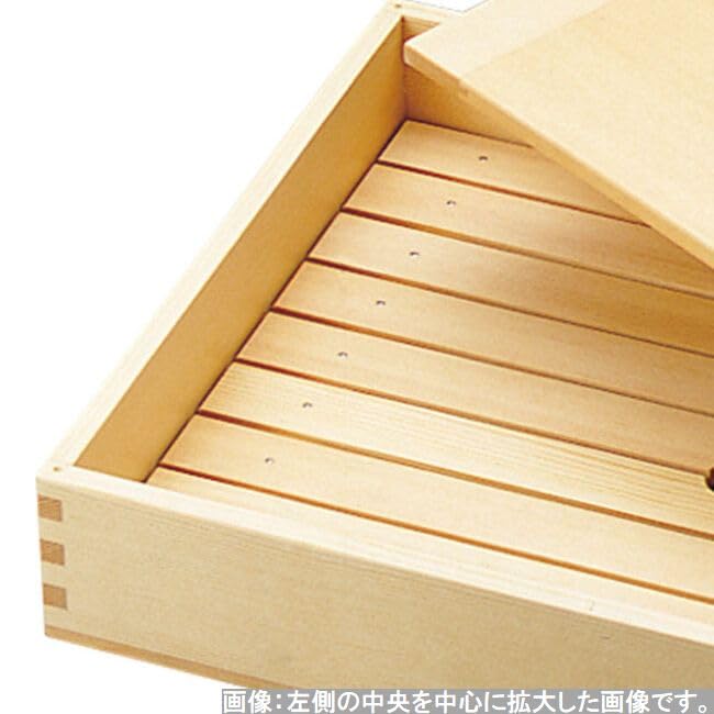 Storage Container for Wooden x 29 x cm Made in Japan J-kitchens Sushi, Sashimi, etc. 37.5 H7.7
