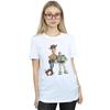 Disney Womens/Ladies Toy Story Buzz And Woody Standing Cotton Boyfriend T-Shirt