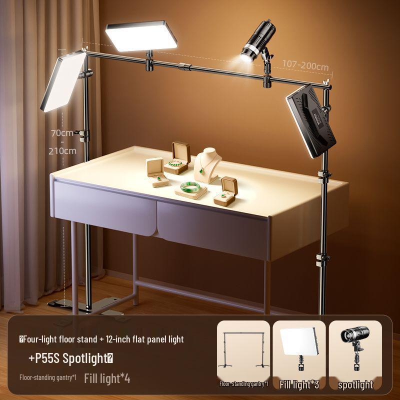 Broadcast Fill Light: LED Desktop Top Light for Live Room Photography and Professional Lighting