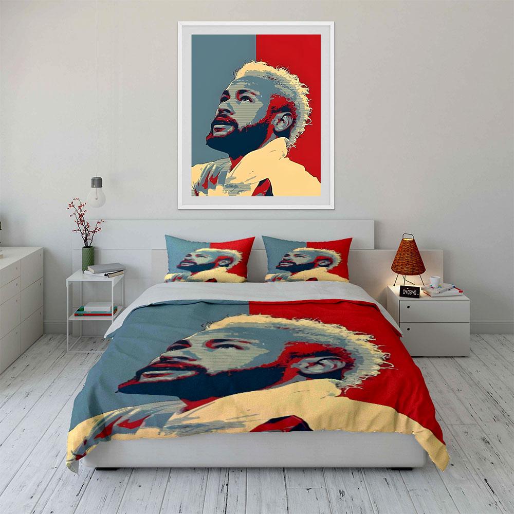 Portrait with Two Colors. Bedding Sets Duvet Cover Sets Duvet Covers Pillowcases(1 * Duvet Cover 2 * Pillowcases Without Duvet Insert)