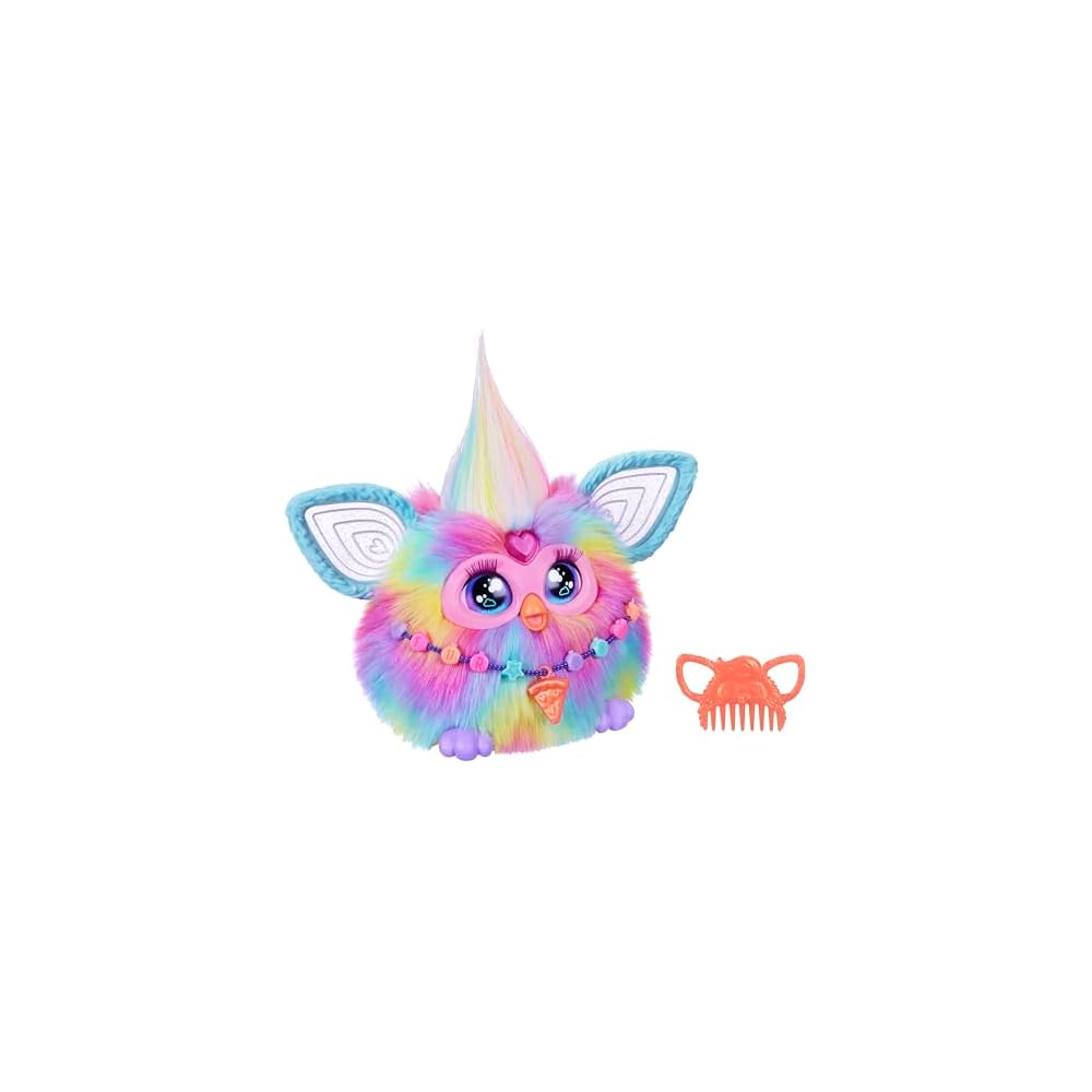 Hasbro Furby Tye-Dye Interactive Toy with 15 Fashion Accessories for Boys and Girls Ages 6 and Up
