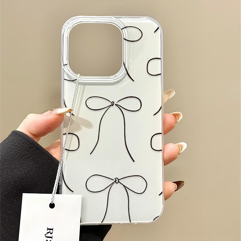 Painted Phone Case for iPhone 12 13 15 16 iPhone 16 12 13 14 15 Pro  14 15 16 Pro Max Coverage Shockproof Anti-Fingerprint Fresh Style Protective Case