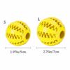Portable Interactive Dog Ball Tooth Cleaning Treat Feeder Pet Food Feeder Cute Durable Dog Teething