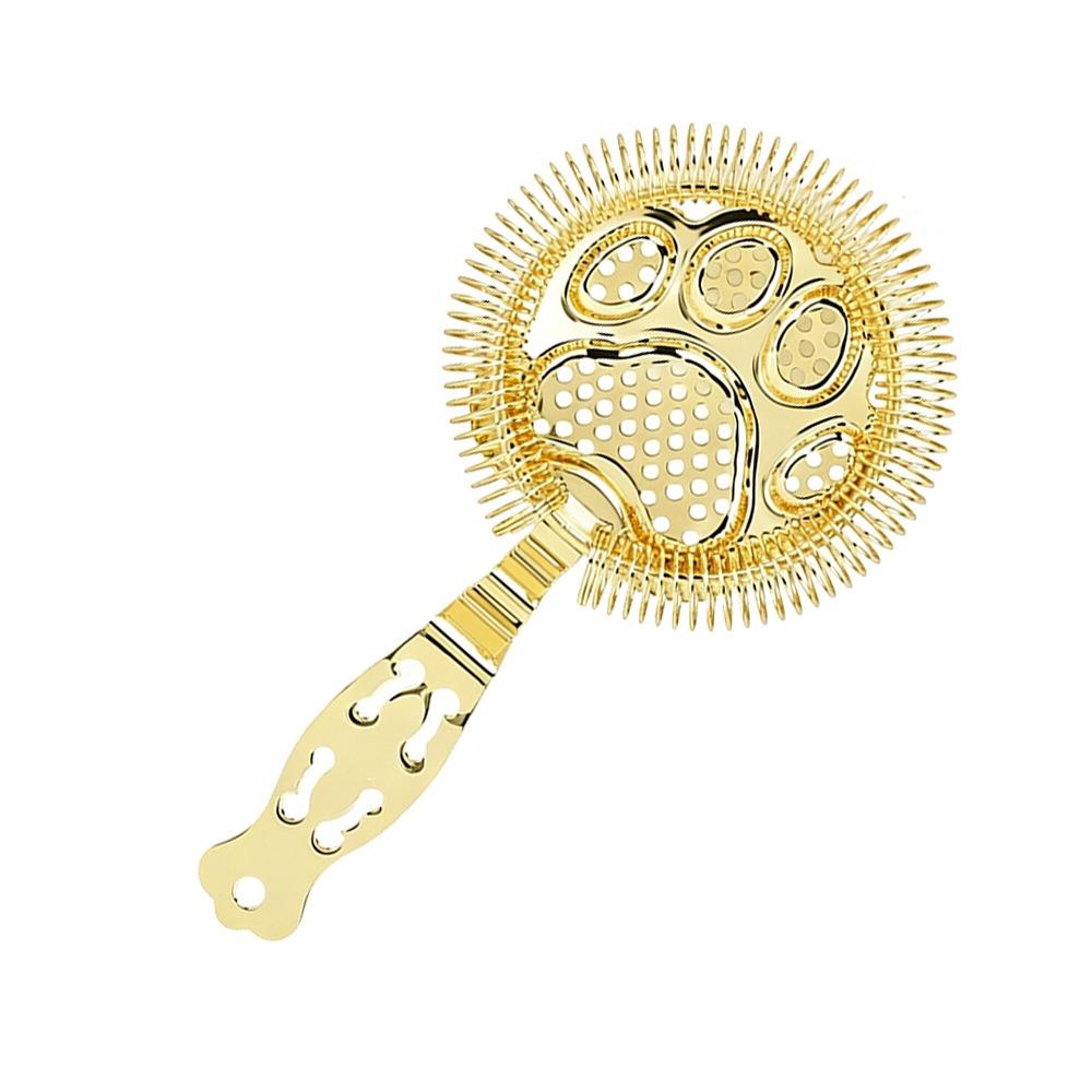 Silver Drink Strainer 304 Stainless Steel Ice Filtration Wine Strainer  Home Bartending