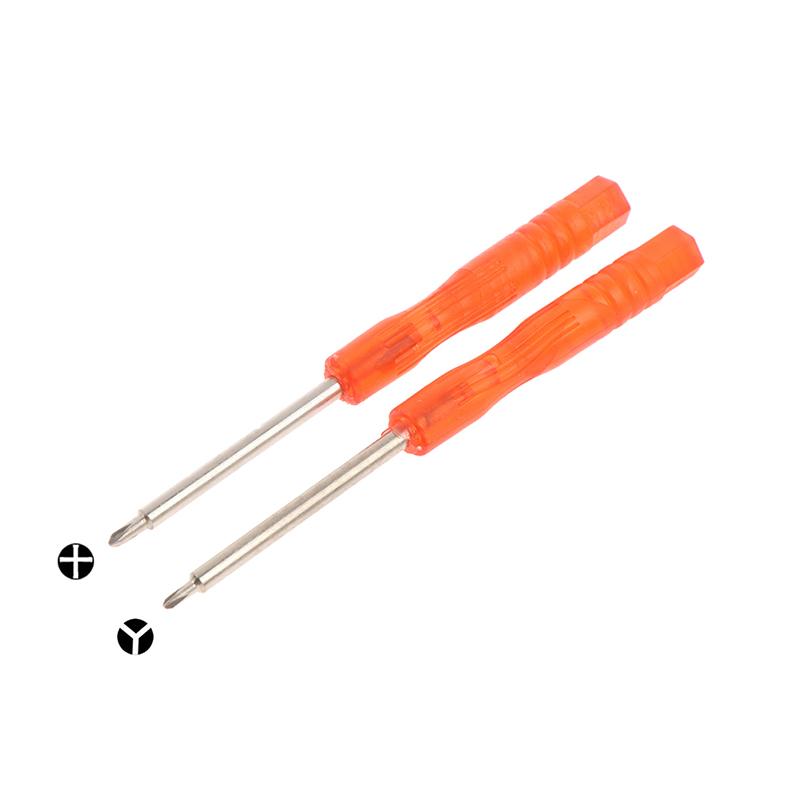 

2 шт. Трехлопаточная отвертка для GBC GBA SP для GBM Wii для 3DS XL для NDS DS Lite для NDSL для NDSi Инструмент для ремонта