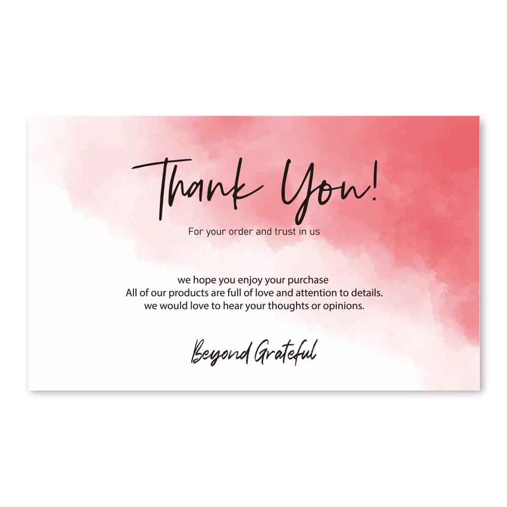 30 Pcs White Thank You Card Thank You For Your Order Card Praise Labels For Small Businesses Decor For Small Shop Gift Packet