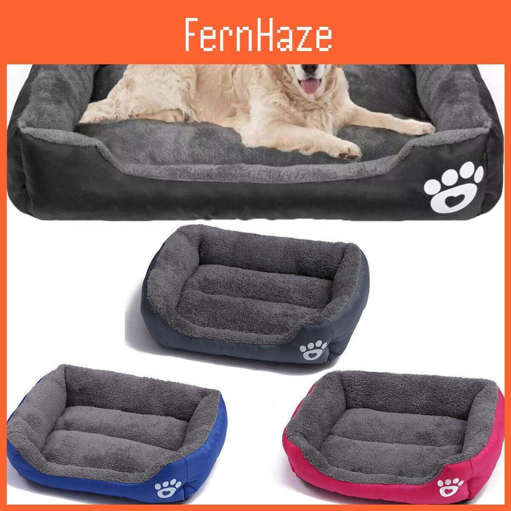 Plush Orthopedic Large Dog Beds With Soft Polyester Material