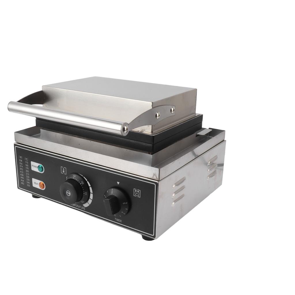 Komerční vaflový donutovač 5 otvorů oboustranné topení nerezová ocel nepřilnavý donut