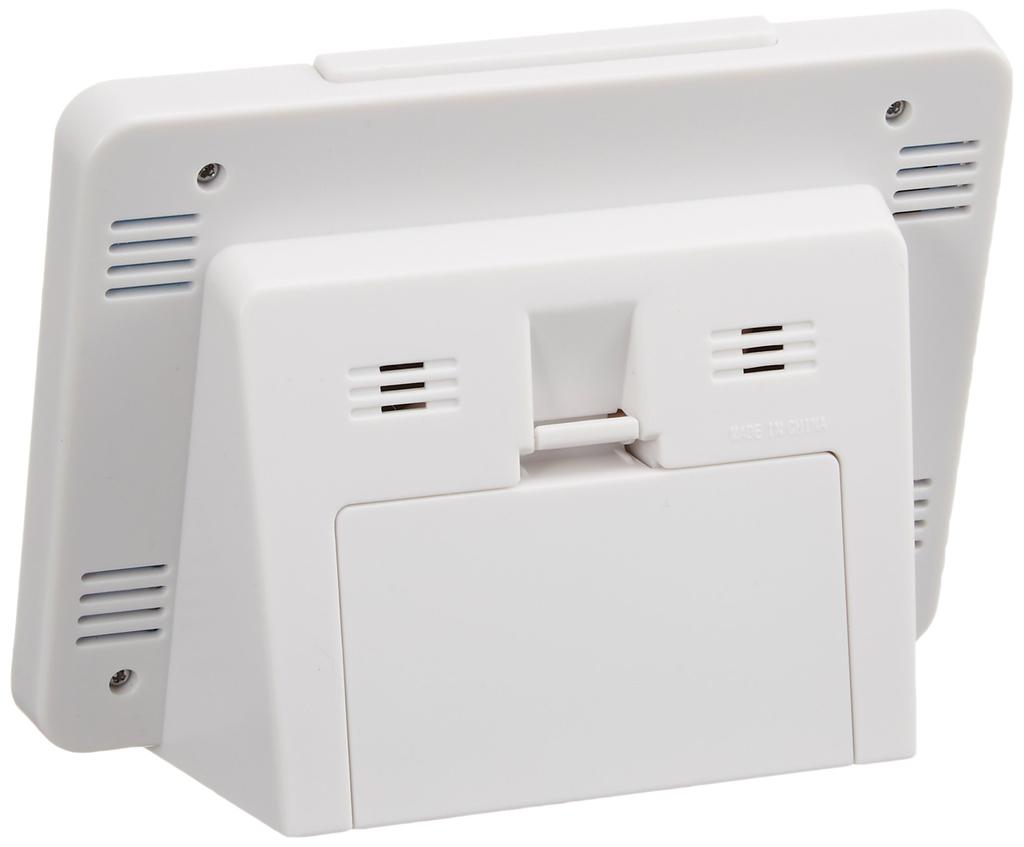 Seiko Clock Seiko Clock Alarm Clock Radio Digital Calendar Temperature Display PYXIS Light Blue Pearl NR535L SEIKO