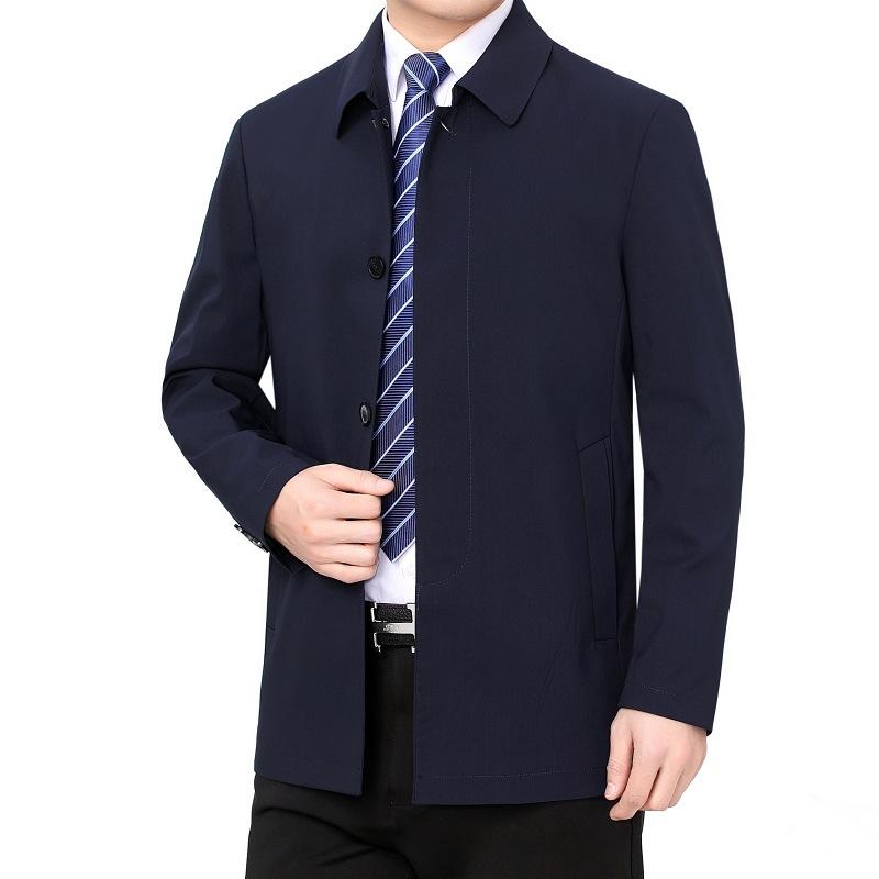 Men's jackets, dad jackets, jacket lapels, casual business executive spring and autumn windbreakers