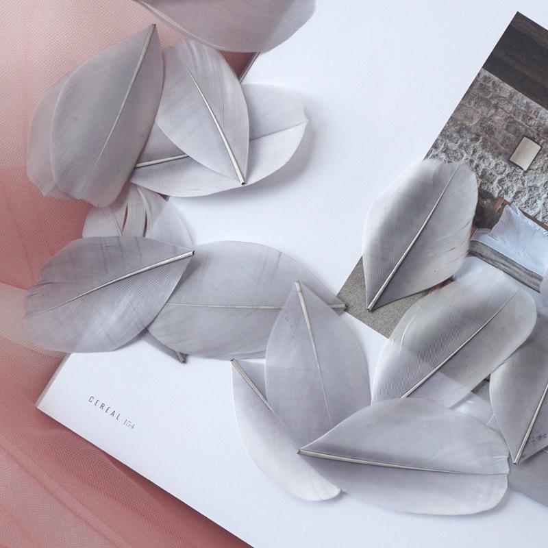 

50Pcs Goose Feather Floating Head, Colorful Feathers Decorative Diy Jewelry Earrings Dream Catcher Handmade Material Accessories Small Feathers