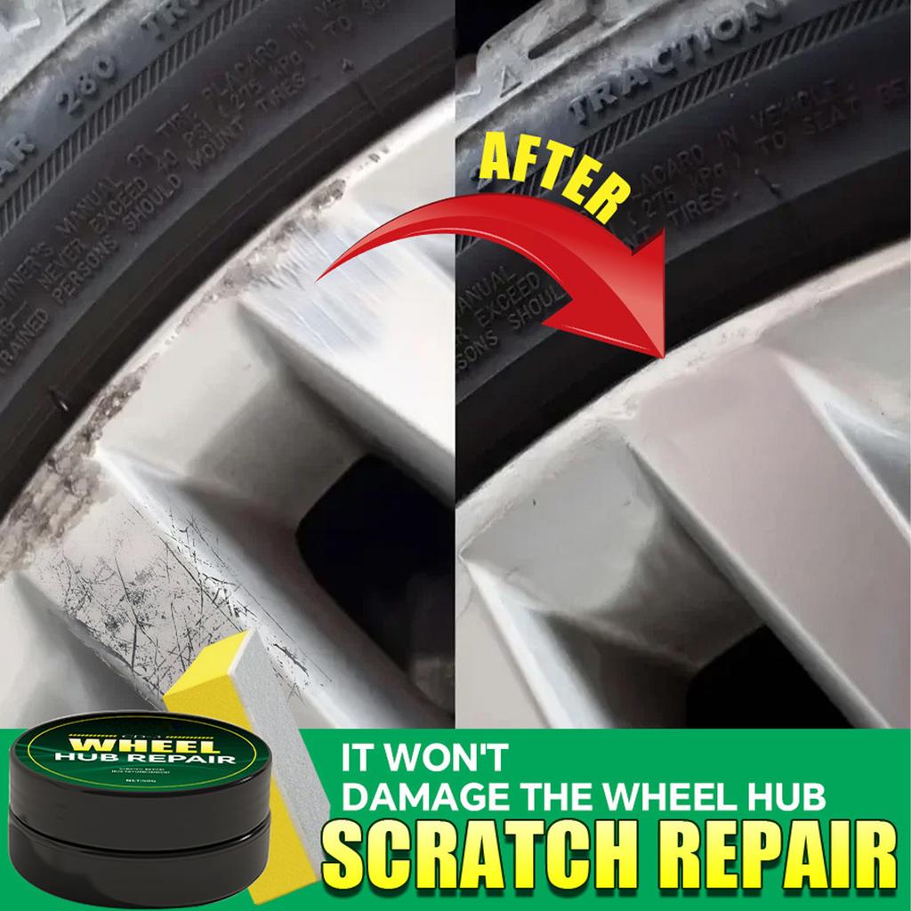 Effective Wheel Scratch Repair Paste 50g Formula Wheel Hub Scratch Remover Polish for Smooth Finishes On Metal Surfaces