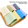 100 Sheets Portable Face Oil Absorbing Paper With Mirror Case Beauty Woman Facial Care Paper Absorbs Facial Fat Beauty
