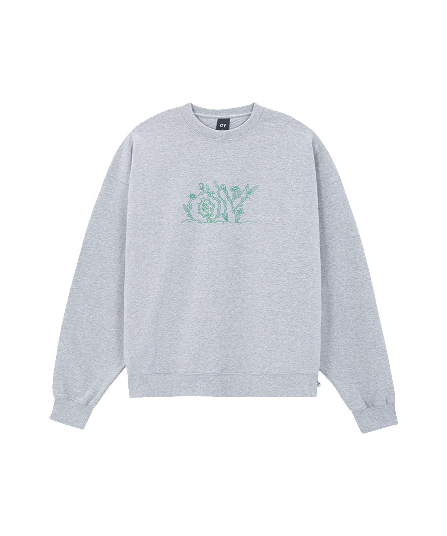 Oy Vine Logo Sweatshirt - Gray Grey/1Size