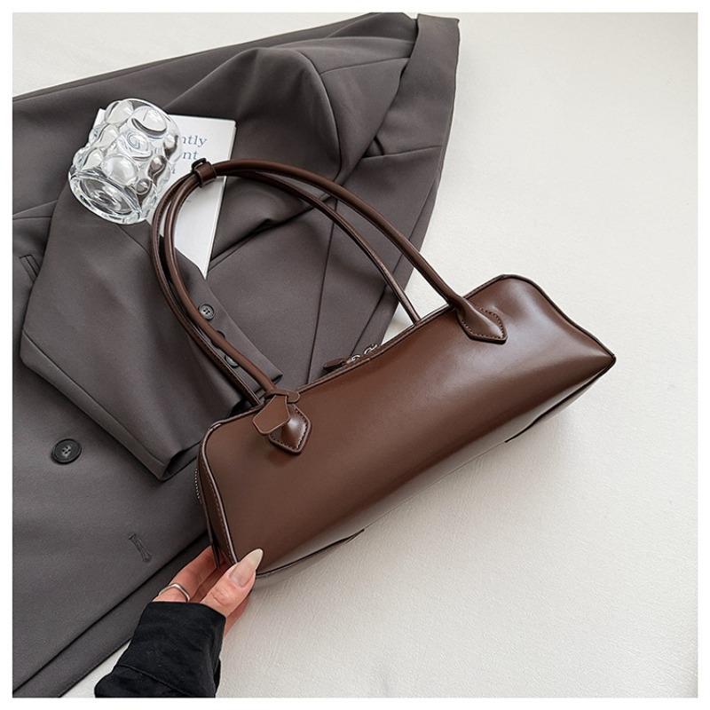Women's bag 2 new sausage bag long handle baguette bag niche retro underarm bag women's portable shoulder bag