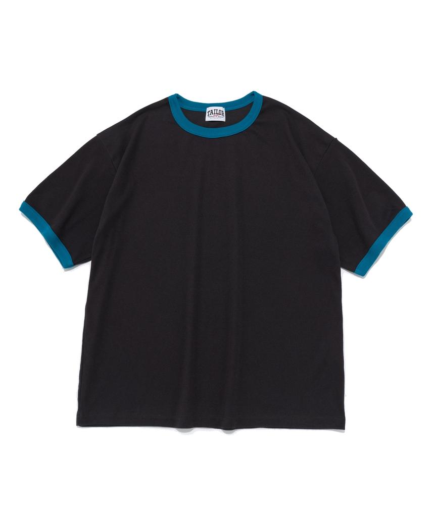 TAILOR STUDIO Heritage Ringer T-Shirt (Charcoal)