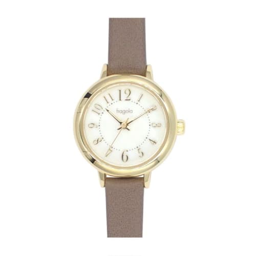 Fragola 10 ATM Water Resistant Shell Watch H04822A-1 GD/MOC Women's Gray