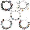 Popular Anime Accessory Bracelet with Skull, Luffy DIY Charm Bracelet