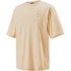 Crew Neck Pullover Short Sleeve Drop Shoulder Logo Letter Dopamine American Vintage T-Shirt Men T-Shirt Sand HM5037-238