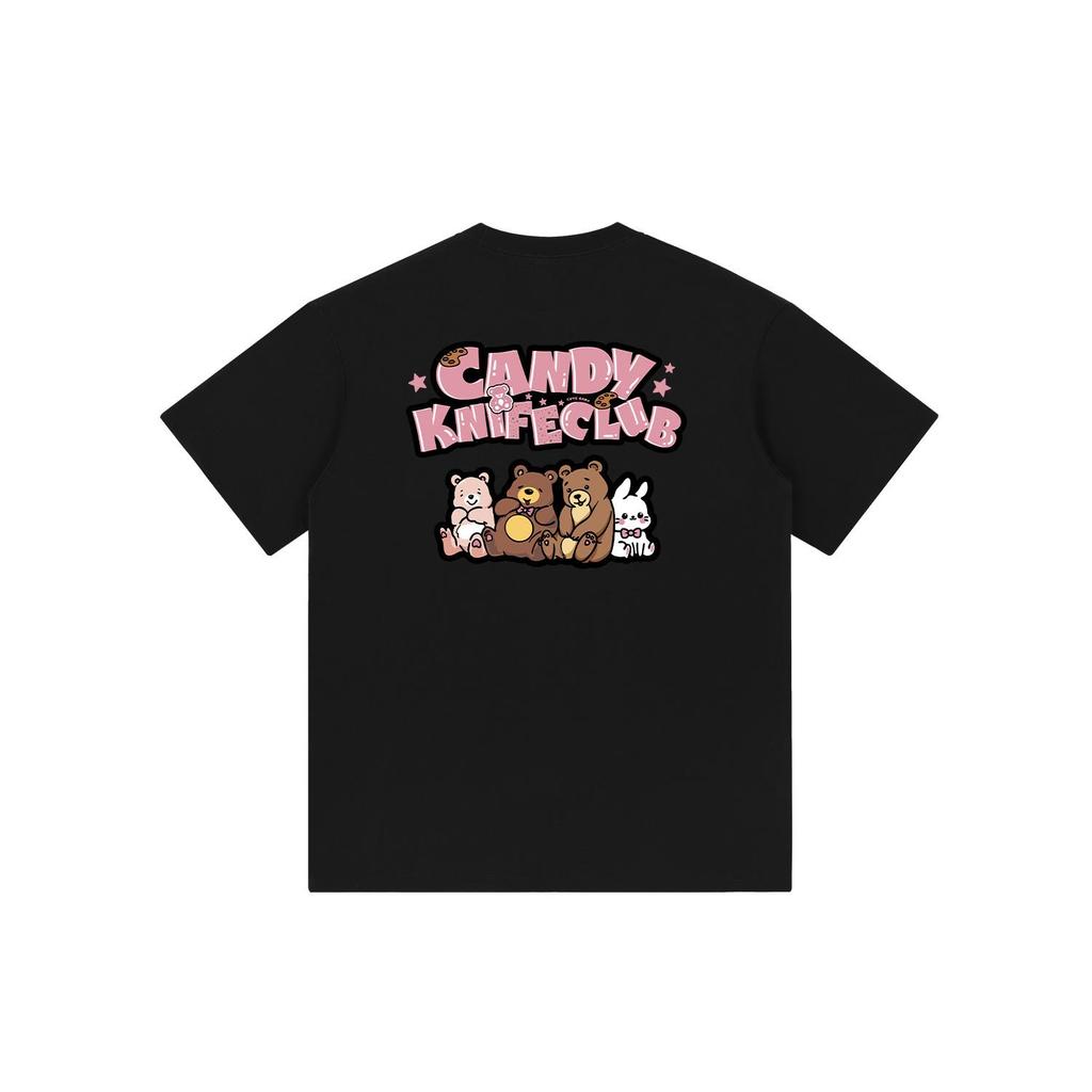 Unisex Retro Cartoon Pure Cotton Oversized T-Shirt - Trendy Casual Summer Short Sleeve for Men & Women