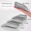 Seven-Point Boost Height-Increasing Insoles for Men & Women – Comfortable, Thick, Breathable Half Pads