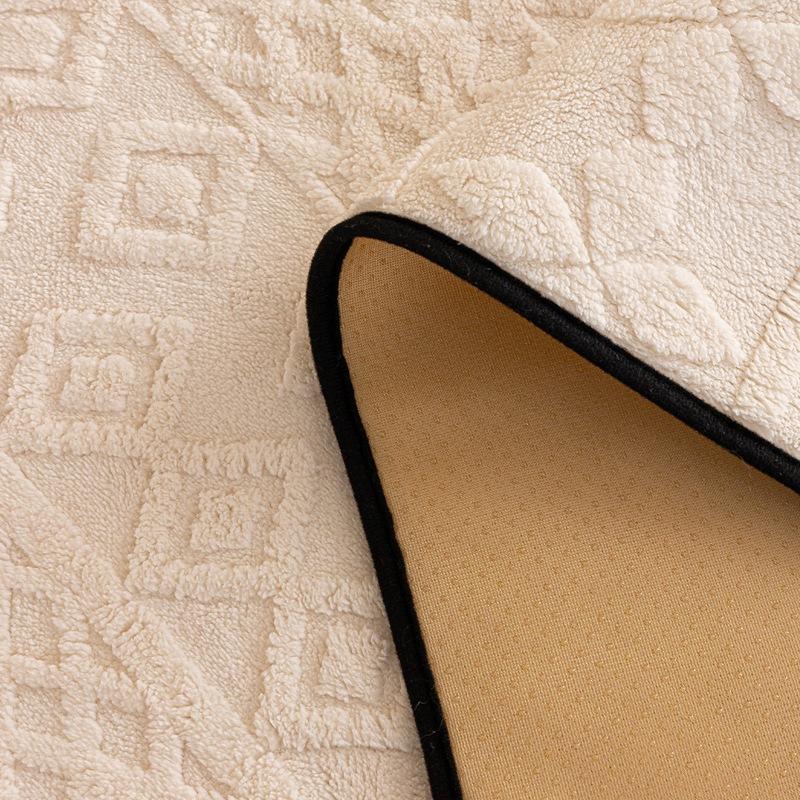 Simple Modern Style Sofa Cover Cloth Fixed Anti Slip Thick Leather Sofa Cushion Cover Soft And Skin Friendly Autumn And Winter