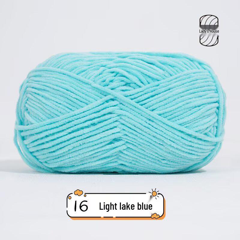 Meng Xiao Ya Matte Chenille Golden Velvet DIY Crochet Doll Bag Kit