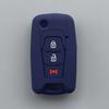 3 Button Silicone Car Key Cover Set Holder Case for SSANGYONG KORANDO Floding Key