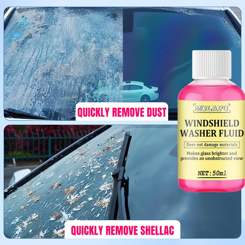 Premium Glass Cleaner Windshield Wiper Fluid, 1:100 Concentrated Solution, Suitable for Removing Water Stains, Tar, and Oxidation Layers, K