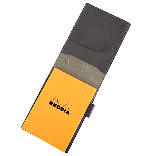Rhodia No. 13 Leather Cover (Made In Japan) with One Notepad (Antique)
